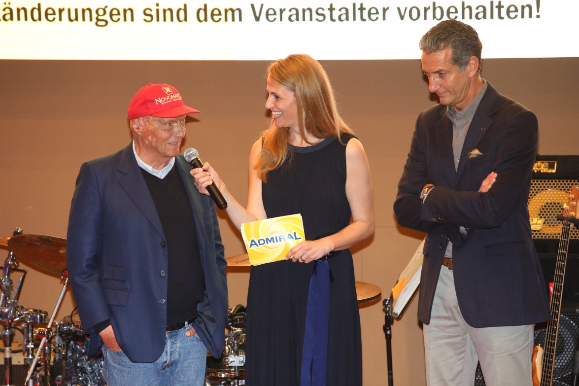 Niki Lauda, Elisabeth Gamauf-Leitner, Harald Neumann, Fotocredit: Ludwig Schedl