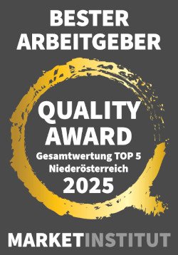 Quality Award TOP 5 Leading Employer Lower Austria 2025