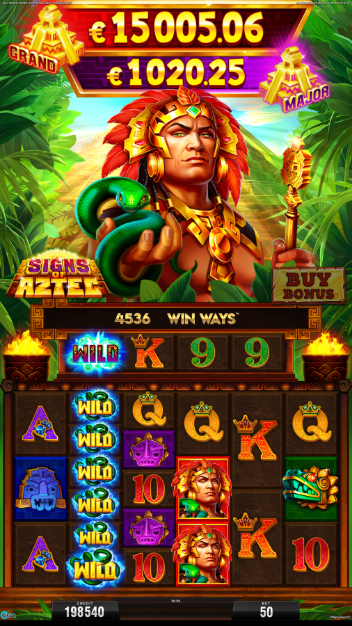 Signs of Aztec snake feature