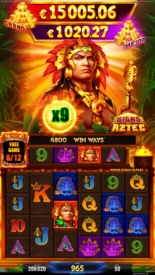 Signs of Aztec free game