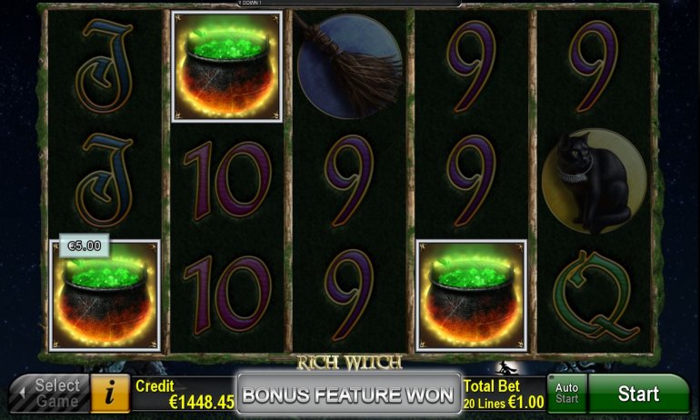 Rich witch slot free play video poker