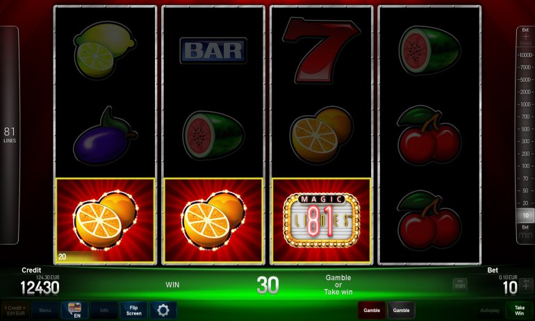 Magic 81 Lines slot