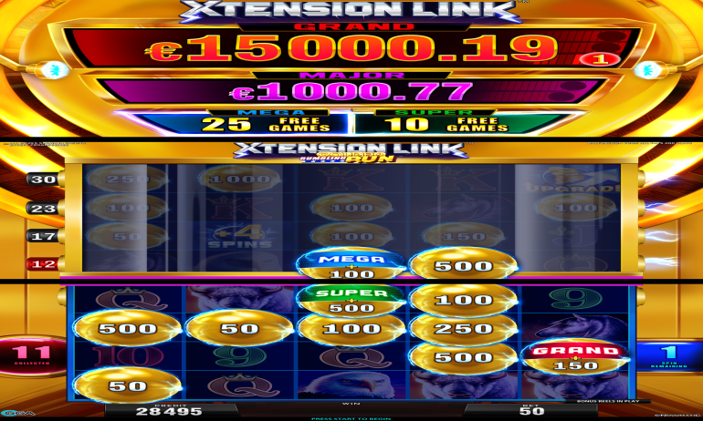 G Rumbling Run golden spins
